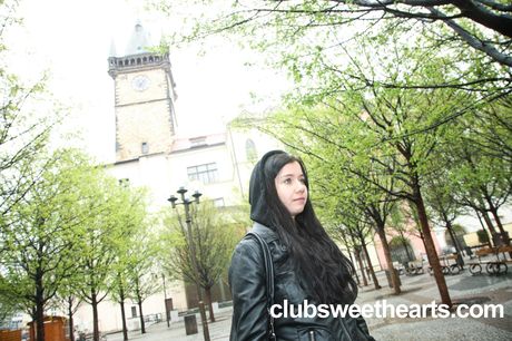 club sweethearts: Lesbian babes Naomi G and Jacqueline Sweet finger each other is pussies