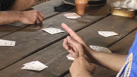 groupsex games: Three horny blondes get their pussies filled in a gangbang