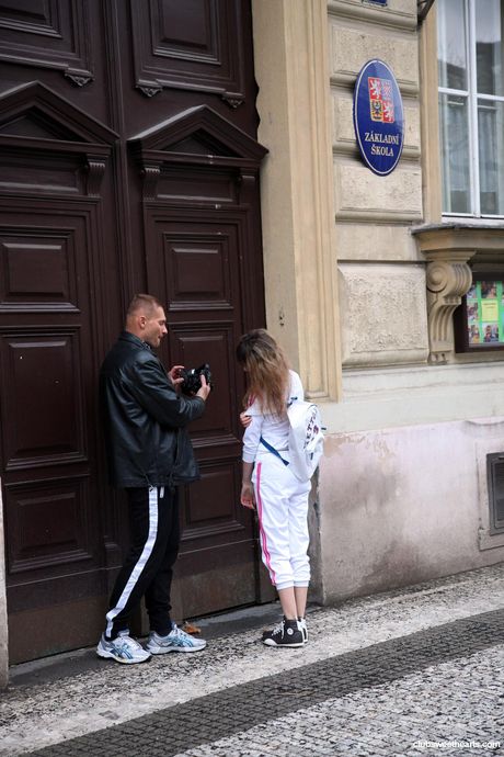 club sweethearts: Blonde kazakhstani stunner Adrianne Gold gets her pussy licked and fucked by her teacher