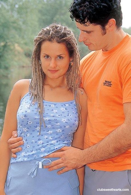 club sweethearts: Schoolgirl Luisa De Marco gets her pussy eaten out and dicked