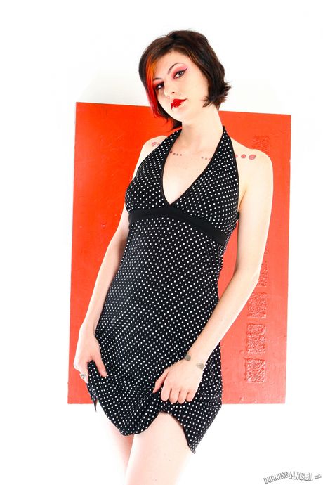 burning angel: Hot irish cutie Pixie Pearl shows off her big booty and her shaved pussy