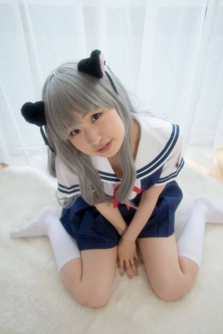 all gravure: Perfect japanese girl Nakano Hikari reveals her hot ass and poses in her school uniform