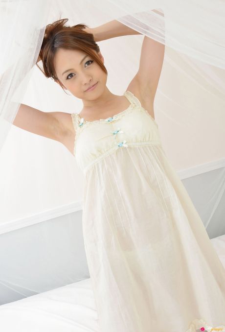 all gravure: Asian stunner Rina Itoh reveals her big racks and poses in a solo