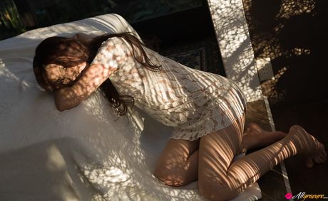 all gravure: Asian girl Ryo Shinohara exhibits her big tits and poses in a solo