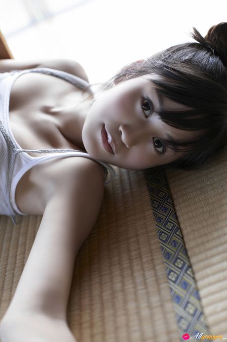 all gravure: Fantastic japanese covergirl Atsuko Maeda exposes her small tits and unveils herself in the nude