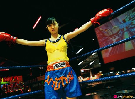 all gravure: Brunette Yuko Ogura is a hot teen who loves to show off her body