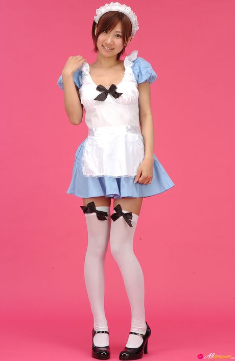 all gravure: Wonderful Asian babe Honoka Sekiguchi exhibits her thick ass and her shaved pussy