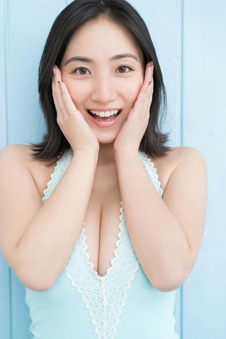 all gravure: Asian cutie Saaya uncovers her amazing melons before showing her ass and twat