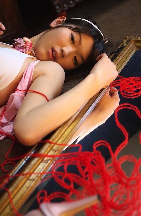 all gravure: Asian girl Noriko Kijima flaunts her amazing boobs and poses in fishnet stockings