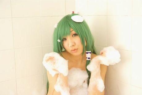 all gravure: 亞洲封面女郎花村美咲 (Misaki Hanamura) 展示她驚人的乳房，並在單人秀中裸露她的身材