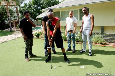 Brunette american girl Whitney Wright gets gangbanged by black men at the golf course Brunette american girl Whitney Wright gets gangbanged by black men at the golf course