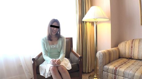 10musume: Asian doll Mai Miyahuji gets her twat stuffed with a dildo and a dick