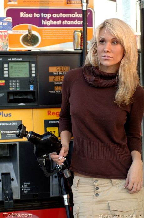 ftv girls: Blonde american girl Sara St James strips to her stockings before masturbating