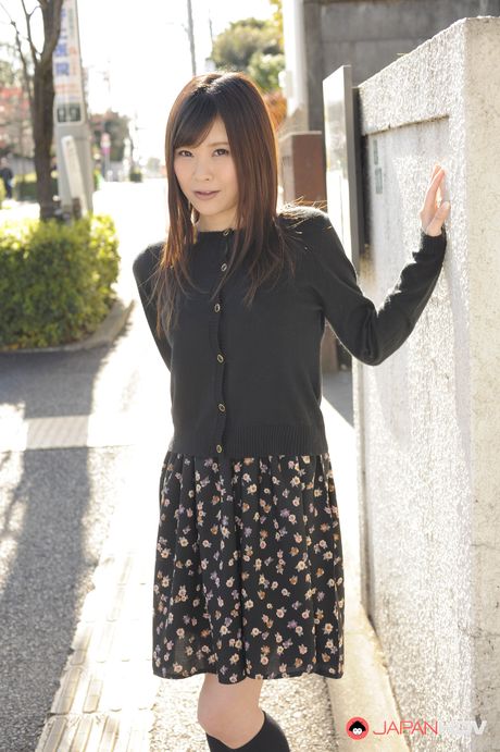 japan hdv: Mio Arisaka es una cara nueva en DDF Network ¡y es una verdadera lindura!