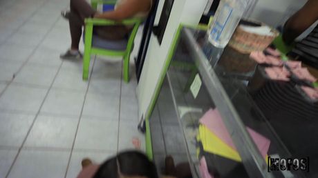 mofos network: Great brunette Nikki Mars gets her twat stuffed with a dildo in a laundry