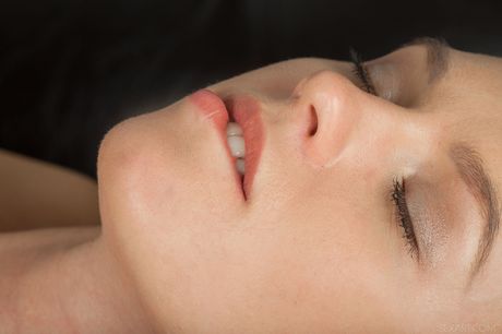 sex art: Naked russian beauty Xena rubs wet cunt while on a sofa with conviction