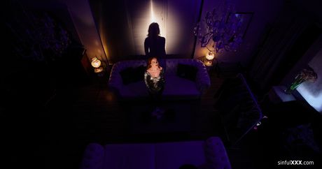 sinful xxx: Stunning blond Brittany Bardot and a hot girl get banged in a store