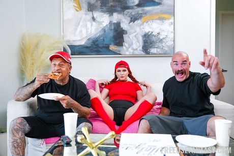 freeuse fantasy: Pigtailed teen Odette Fox gets her twat licked and drilled by her stepbro