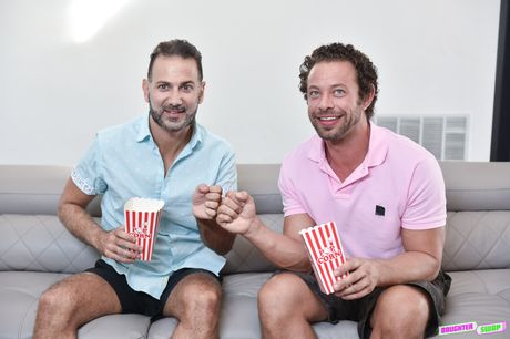 daughter swap: Teen babes Aliya Brynn and Paisley Bennett get banged during a foursome