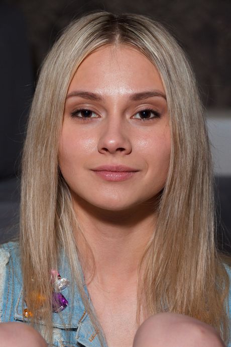 the life erotic: Blonde russian cutie Larana removes a crop top and shorts to get totally naked